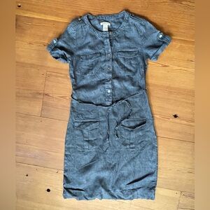 Orvis 100% linen dress